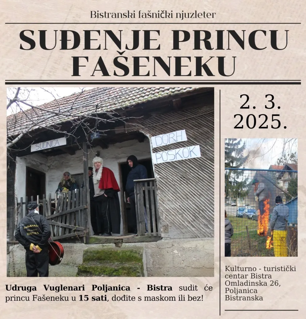 fašnik, Udruga Vuglenari, Bistra